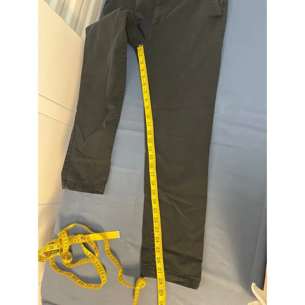 Express Men's Slim Fit Pants Color Black Size 29x30 Pre-owned - Picture 9 of 13